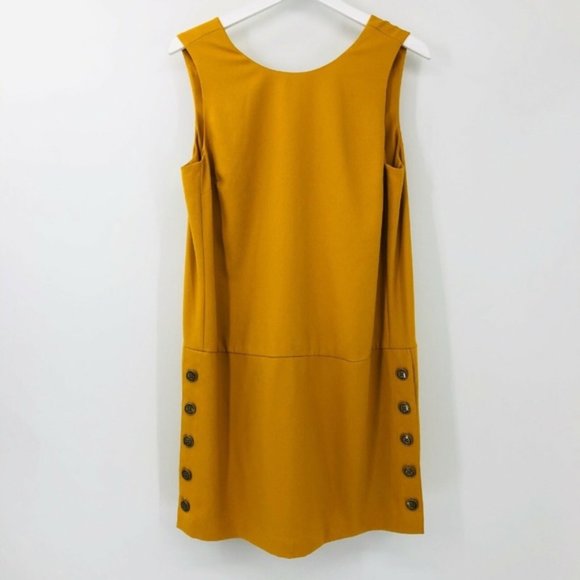 Banana Republic Gold Sheath Mini Dress - Picture 1 of 9